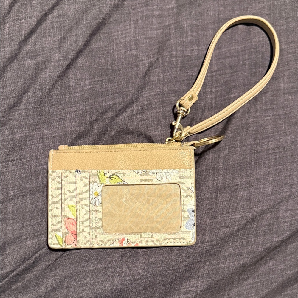 Floral Wristlet Card Holder